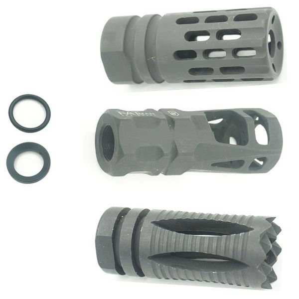 

steel extension tube suppression fat 1/2x28 tpi & 5/8x24 m14x1 left thread 223. 308 14mm ccw outer pipe adapter cnc flasher brake