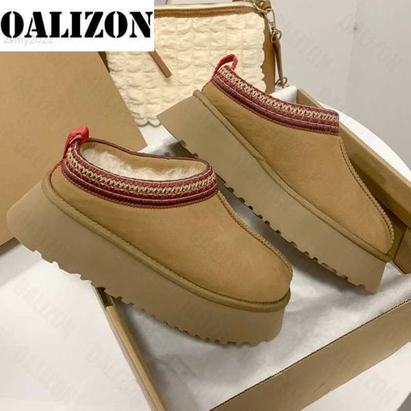 

chelsea ankle snow boots women winter 2022 new brand fur short plush warm flats slippers platform shoes flip flops suede, Black