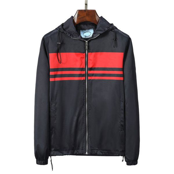 

famous designer men's baseball hooded jacket slim striped letter print zip uniform fashion pilot windbreaker jacket men's jacket m, Black;brown
