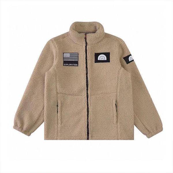 

mens jackets tech fleece 22fw men cardigan parkas fashion casual high street element zipped jackets size m-2xl, Black;brown