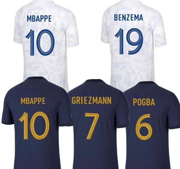 

france 10 mbappe 9 giroud soccer jerseys customized 22-23 home thai quality yakuda 8 tchouameni 11 dembele 22 t.hernandez, Black;yellow