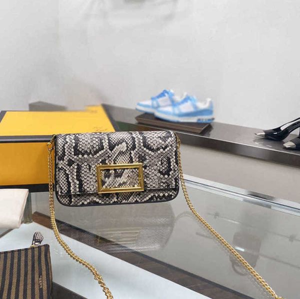 

evening bags totes fenbag tote bag baguette designer snake pattern handbag vintage crossbody shoulder purses handbags 220919