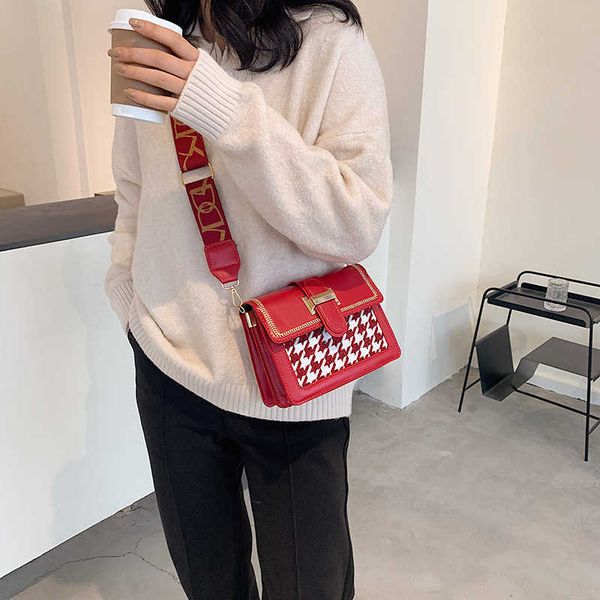 

messenger bags new women's bag trend small square contrast color single shoulder bag style women