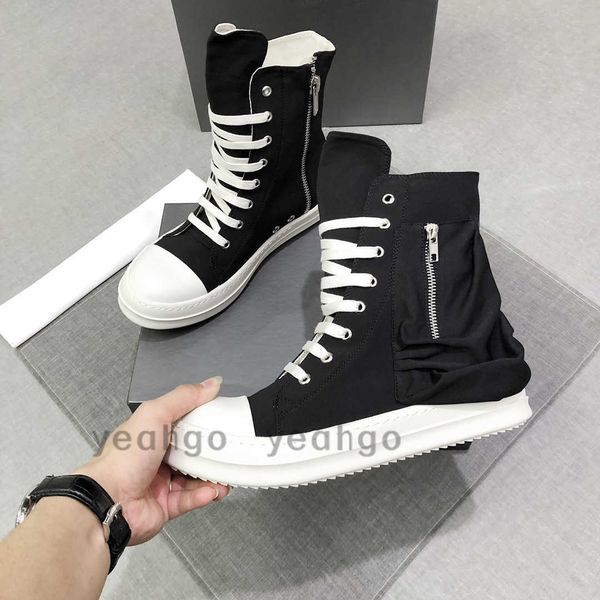 

casual rick shoes boots designer sneakers woman shoe trainers boot high male fashion owen luxury black lace up mens 2022 breathable men 5fmw