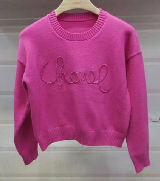 

women's sweaters 2023 autumn luxury sweater letter brand knitting knitted cotton designer pullover jumpers famous clothing for women, White;black