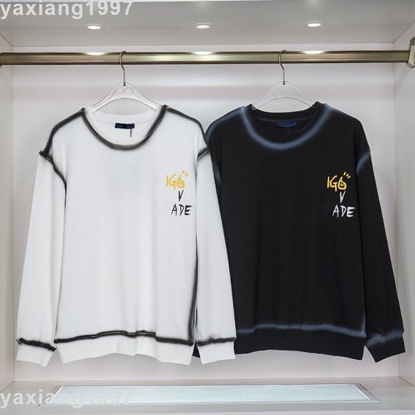 

2023ss spring and summer new hoodies high shirt grade cotton sweatshirts printing short pants sleeve round neck panel t-shirt size s-m-l-xl-, Black;brown