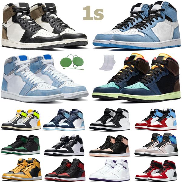 

original basketball shoes 1 1s mens and women sneakers trainers new style of visionaire turbo green chicago eur 36-47