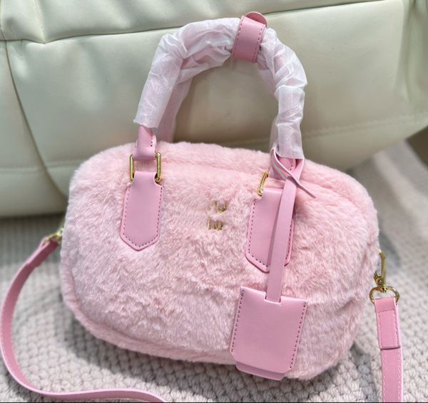 

shoulder bags plush shoulder bag designer candy color 5a womens crossbody armpit bags girls daily commute casual handbag ladies purse