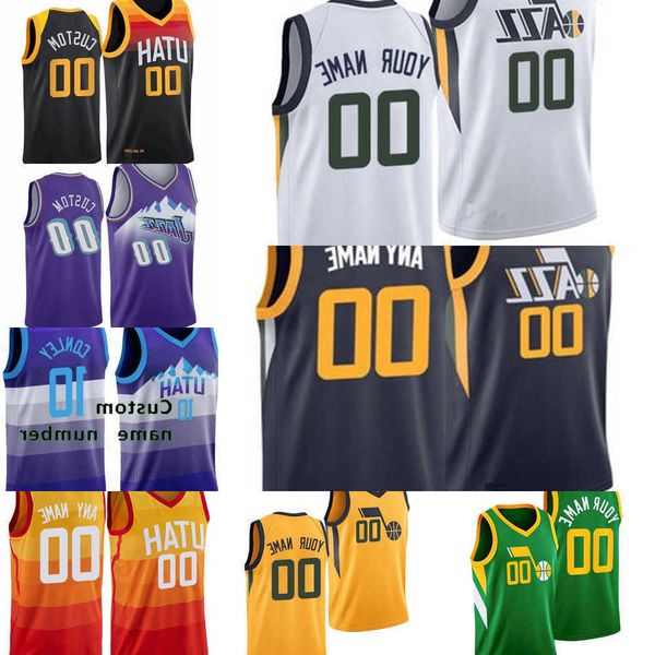 

basketball jerseys 75th custom mens women youth utah''jazz''bojan 44 bogdanovic udoka 20 azubuike 25 danuel house jr. 23, Black;red