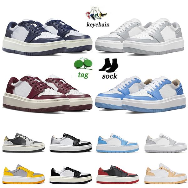 

classic low se jumpman 1 elevate basketball shoes unc black white bred wolf grey onyx midnight navy designer 1s lows men women retros og sne