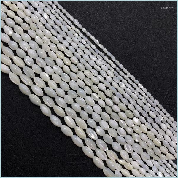 

other see pic natural sea shell beads rice grain shape msee pic-of-pearl loose for diy fashion ladies jewelry necklaces bracelets ear dhcu9