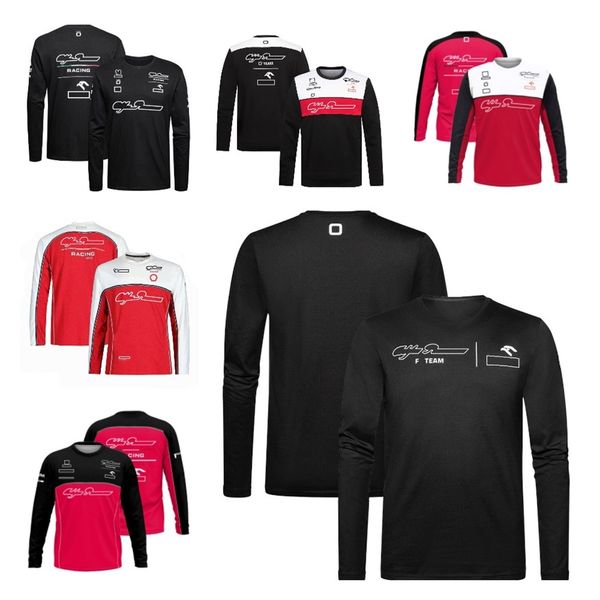 

f1 formula one long sleeve t-shirt team suit 2022 casual crewneck fans racing suit