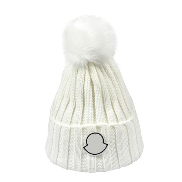 

beanie hats designer beanies fit knit hat goose cap bobble caps wool cappello yarn dyed embroidered 11 colors casual winter thickened outdoo, Blue;gray