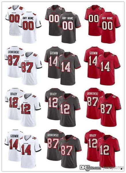 

jersey custom tampa''bay''buccaneers''men youth 12 tom brady 14 chris godwin 13 mike evans 45 devin white 54 l, Black;red