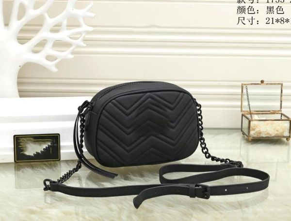 

fashion women luxurys crossbody bag famous classical designer cross body bags handbag female tote satchel purse black gold silver chain pu l