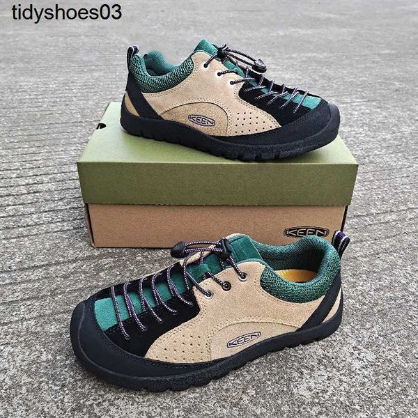 

cohen dunks outdoor hiking shoes cowhide waterproof comfortable wear-resistant casual cross-country men's low anti-skid soft soled coup