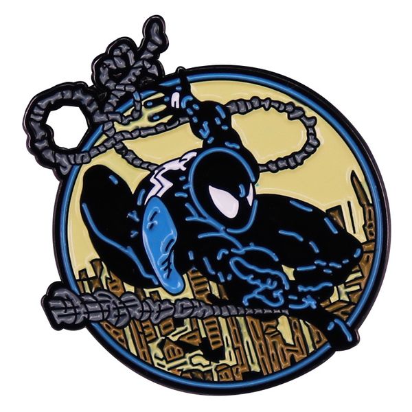 

anime hero brooch cartoon hero brooch metal badge accessory gift pin, Blue