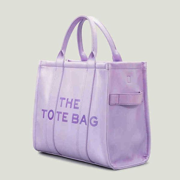

brown brand pu tote for women men letter shoulder crossbody bag designer large handbag women's quality hand purses 220506