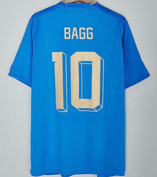 

2022/23 italiade home soccer jersey baggio maldini verratti bonuci away football shirts vintage classic de kits maillot futbol shirt thailan, Black;yellow
