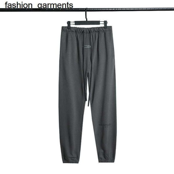

designer men new essential double thread letter loose pants men's women's guard pants casual pants, Black