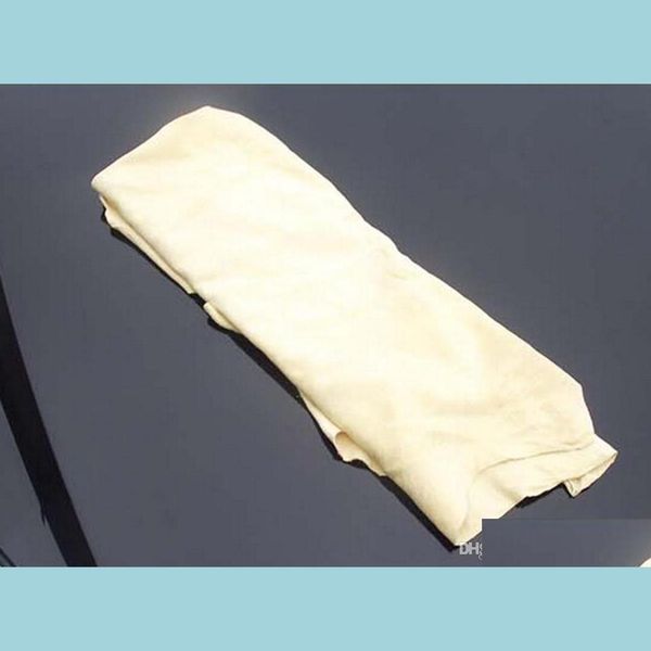 

towel natural genuine leather drying cleaning towel chamois shammy sheepskin absorbent car washing sponge cloth lz drop delivery 202 dhpb4