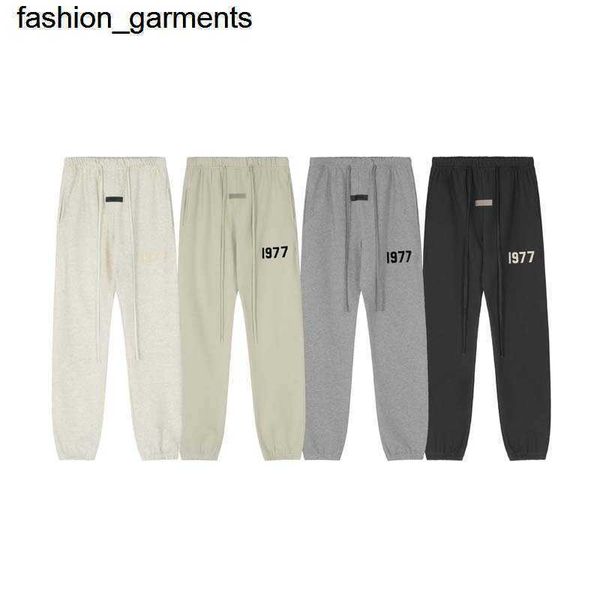 

designer double line essential new flocking digital casual pants pants trend, Black