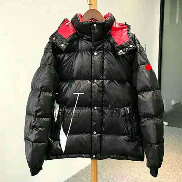 

designer luxury down jacket fur ruff womens classic fashion and multi function hoodies mens jackets winter warm clothing hoody 5a131z, Black