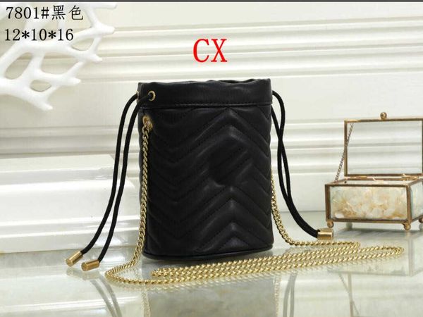 

mini bucket bag 5-colour luxury designer crossbody shoulder bags handbag women's fashion leather handbags handbag wholesale removable