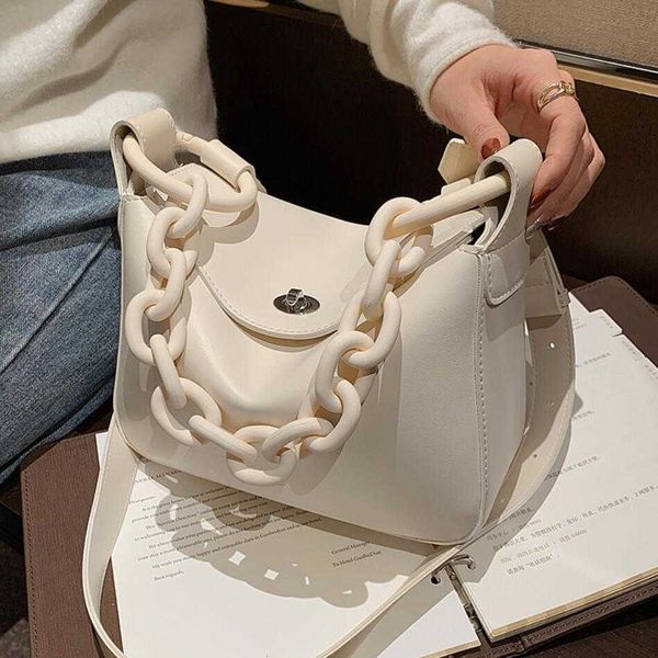 

single package vintage chain armpit bag fashion pu leather women's designer handbag large capacity shoulder messenger bags for women 20