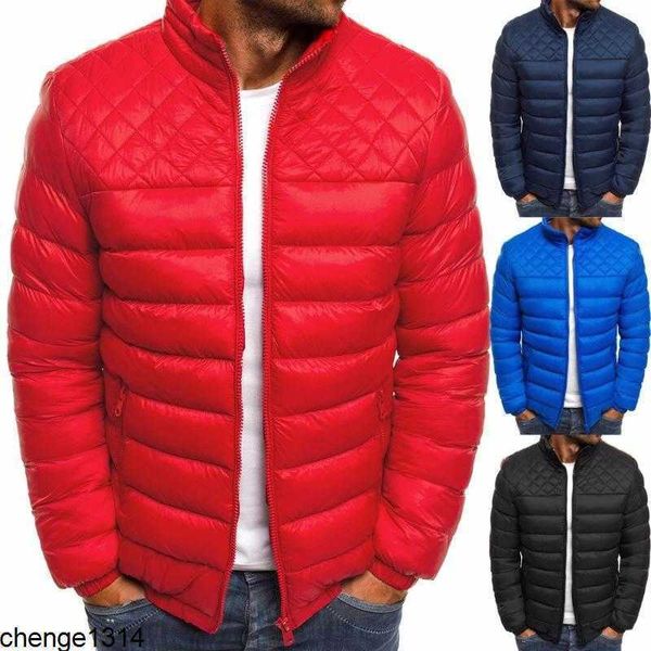 

men's jackets down parkas men winter coat clothes 2021 bubble casual streetwear 4 colors zipper stand puffer jacket parka plus size s-3, Black;brown