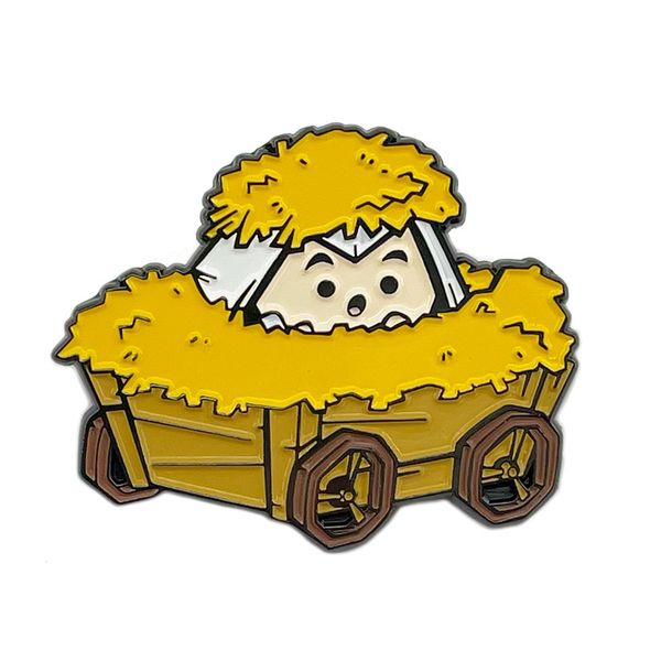 

cute cartoon enamel pin women's brooch lapel pins backpack brooches for clothing anime badge accessories gift for kids, Blue