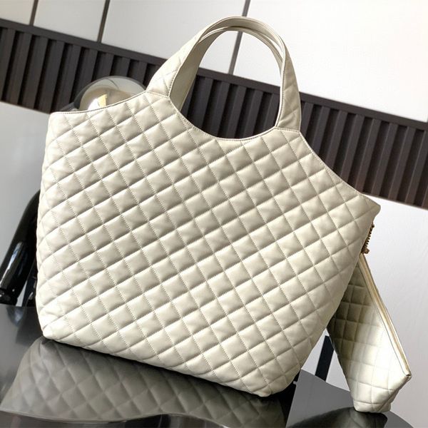 

9a r bags icare tote bag handbag 698651 underarm bag sheepskin square lattice fashion classic women's genuine leather bag luxury custom