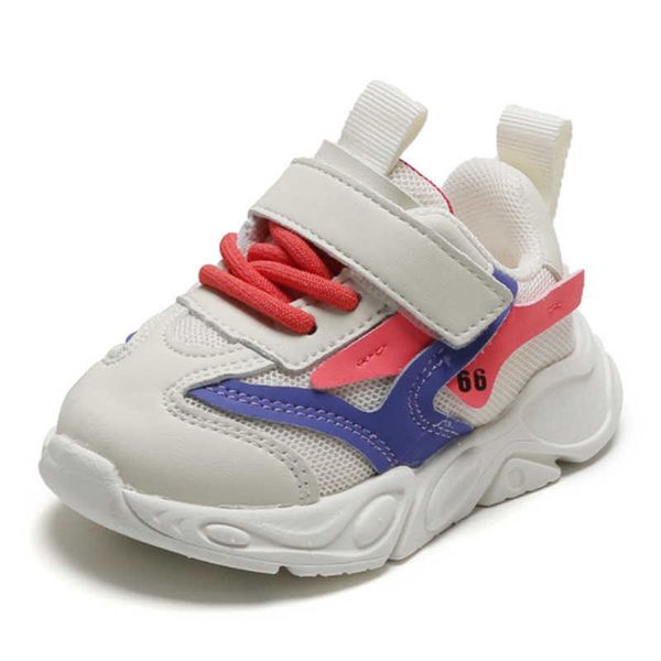 

sneakers 2022 new spring children shoes mesh breathable toddler kids shoes fashion baby boys girls sneakers 15-25 l221013, Black;red