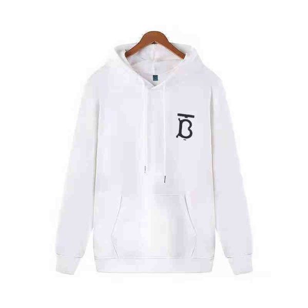 

designer burberys classic luxury hoodie burbs tbs letter printed autumn winter fashion bbr mens and womens sweater pullover hoodeds, Black