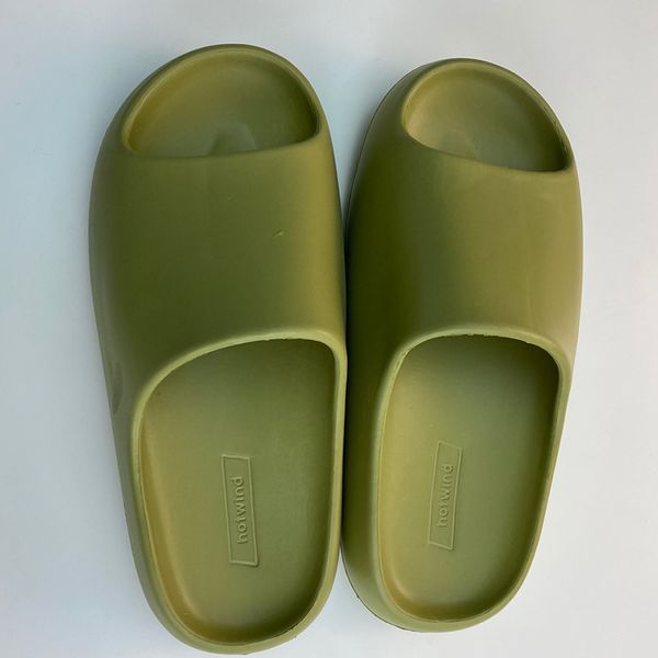 

designer slide slippers summer slides shoes onyx beach sandals with box desert sand bone pure resin orange earth brown soot men fashion mens, Black