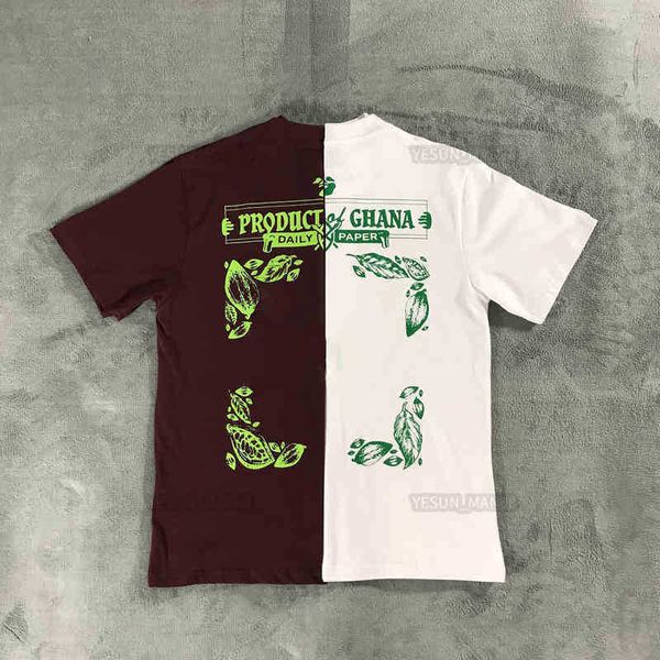 

designer luxury offs classic green leaf arrow printed t shirt fashion mens and womens summer white black hip hop high street tees