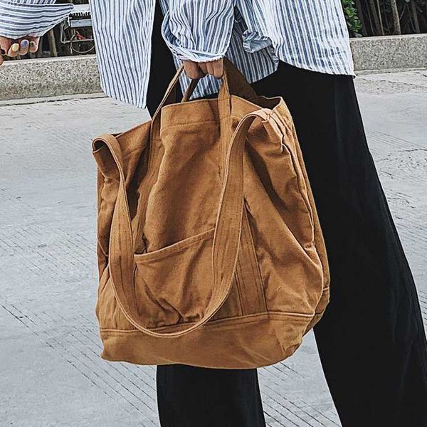 

single package capacity casual fabric tote female farbic reusable shopping teenager leisure eco-friendly big size handle bag q1230