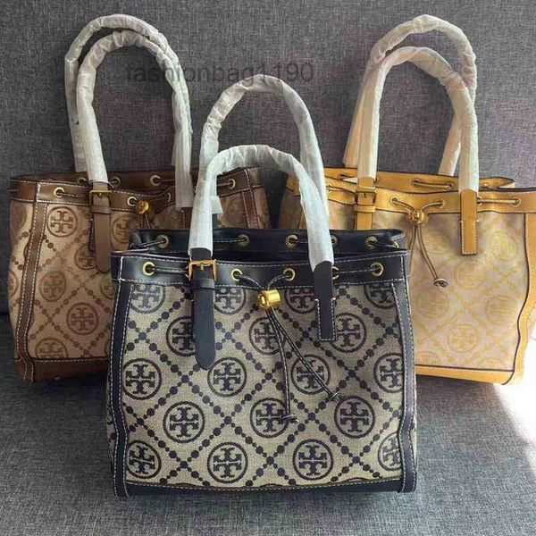 

bags designer handbags women t0rys bag tote foreign same european trade and american retro printed tote bag shopping portable mommy large ca