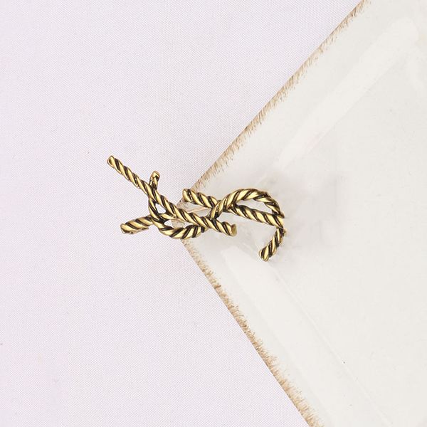 

luxury women designer brand letter brooches 18k gold plated simple style inlay crystal rhinestone jewelry brooch charm pin marry wedding par, Gray