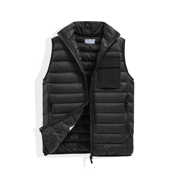 

vests mens and women's no hat sleeveless jacket cotton-padded autumn winter casual coats male waistcoat bodywarmer down vest, Black;white