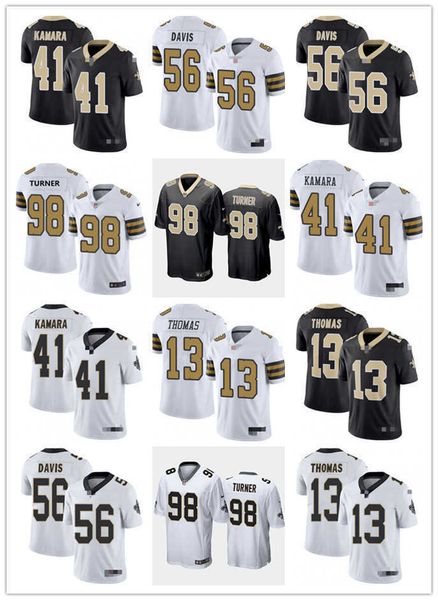 

jersey custom new orleans''saints''12 chris olave davis 2 jameis winston 32 tyrann mathieu 41 alvin kamara 80 jarvis lan, Black;red