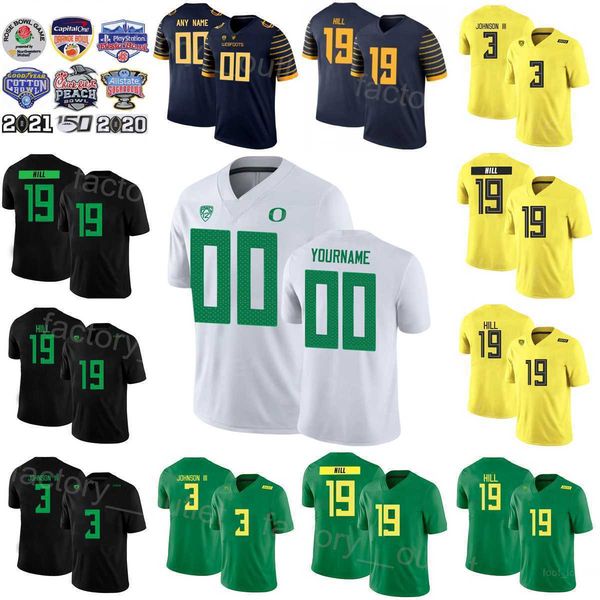 

ncaa oregon ducks college football 11 troy franklin jersey university 3 terrance ferguson 19 jamal hill 10 bo nix 0 markeise irving 22 noah, Black