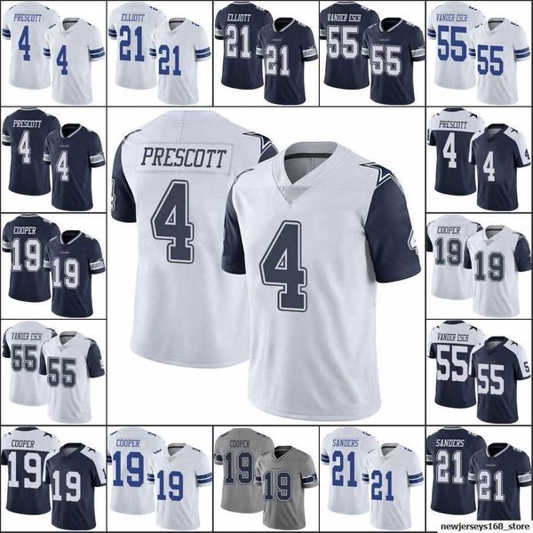 

jersey dallas''cowboys''men #19 amari cooper 21 ezekiel elliott 4 dak prescott 55 leighton vander esch women youth limit, Black