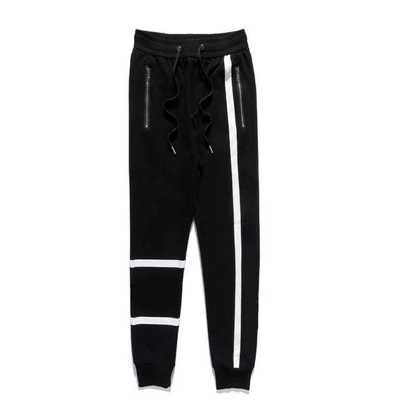 

men casual pants 21 arrival classic letter pattern print trousers mens spring autumn sweatpants clothing, Black