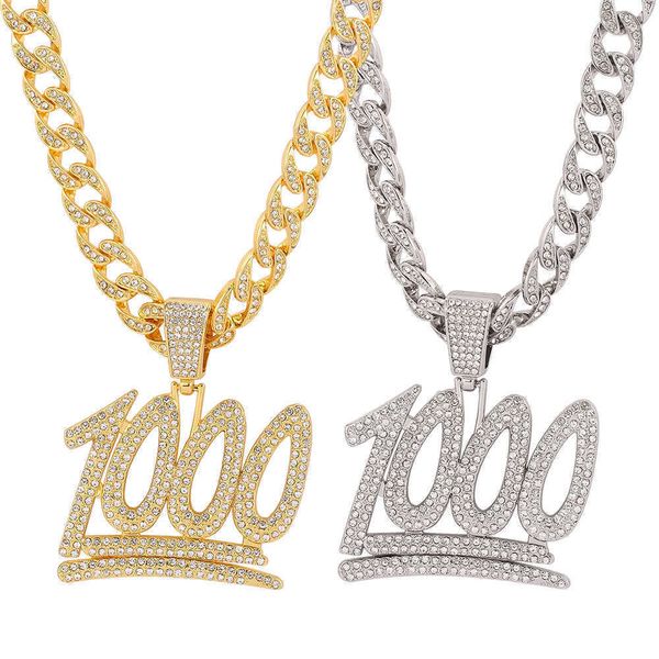 

pendant necklaces 2022 new selling fashion men's cuba hip hop necklace creative 0 fraction pendant necklace man gift l221011, Silver