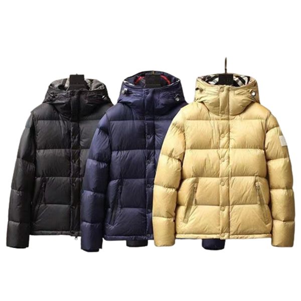 

men's winter new men designer jacket fashion hooded thickened coat and windbreaker coats thickening warm clothin downss to 2xl, Black;brown