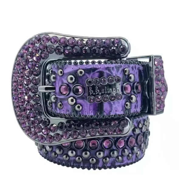

bb belt designer simon belts for men women shiny diamond belt black blue white multicolour with bling rhinestones as gift baiteng 400, Black;brown