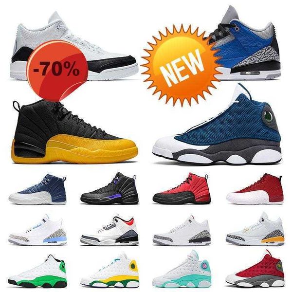 

13 flint 13s jumpman mens womens basketball shoes 3 unc 3s ovo 12 12s university gold lucky green trainers men sneakers