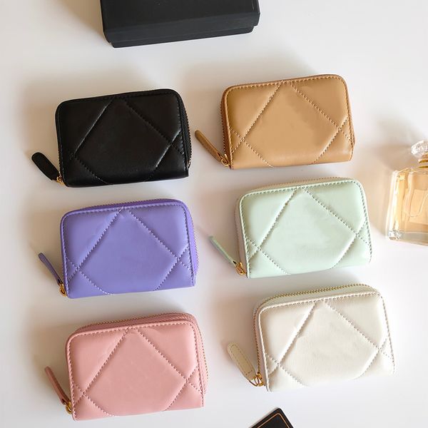 

mini ladies carry bags designer purse luxury brand wallet single zipper wallets women handbags tote real leather bags lady plaid purses two