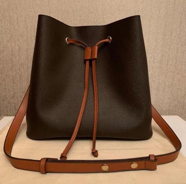 

low price sale old flower drawstring bucket bag classic shoulder bagss clutch handbag leather crossbody package evening